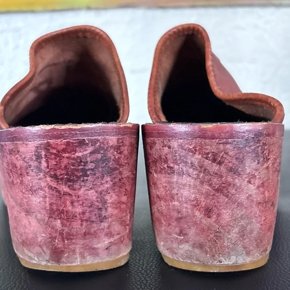 Woodwork by Thom McAn Vintage 1970s Clogs - Picture 10 of 11